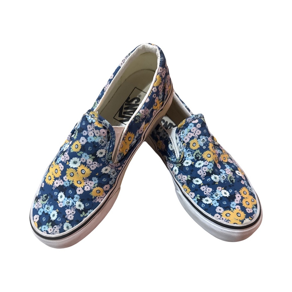 Vans  Floral Slip-On Sneakers 6.5